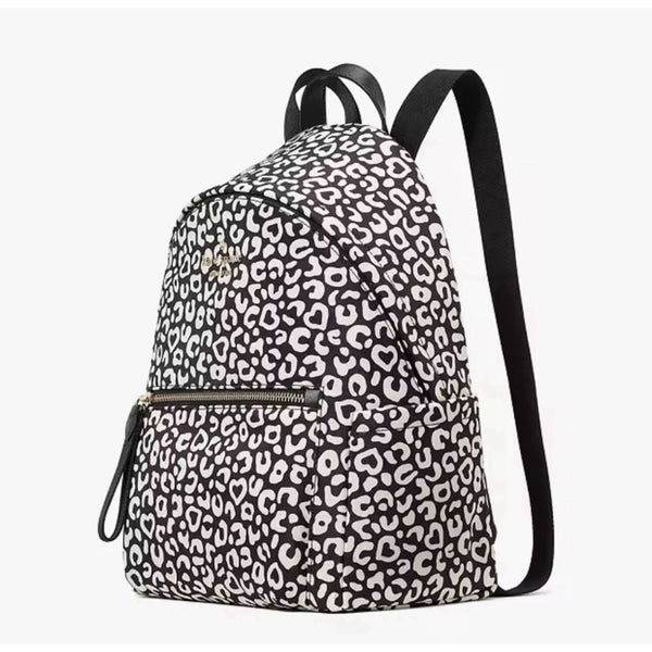Kate Spade Chelsea Medium Backpack Leopard Heart KF338 NWOT MSRP $299 Rare
