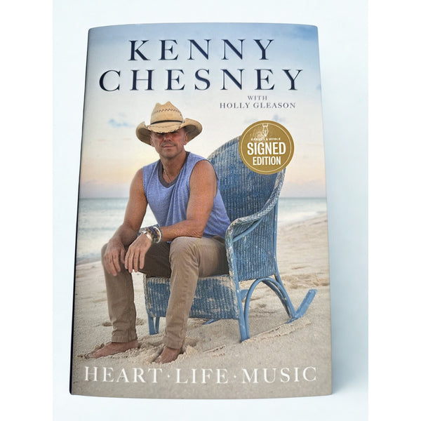 Kenny Chesney Heart Life Music Signed Hardcover Book Barnes & Noble Exclusive