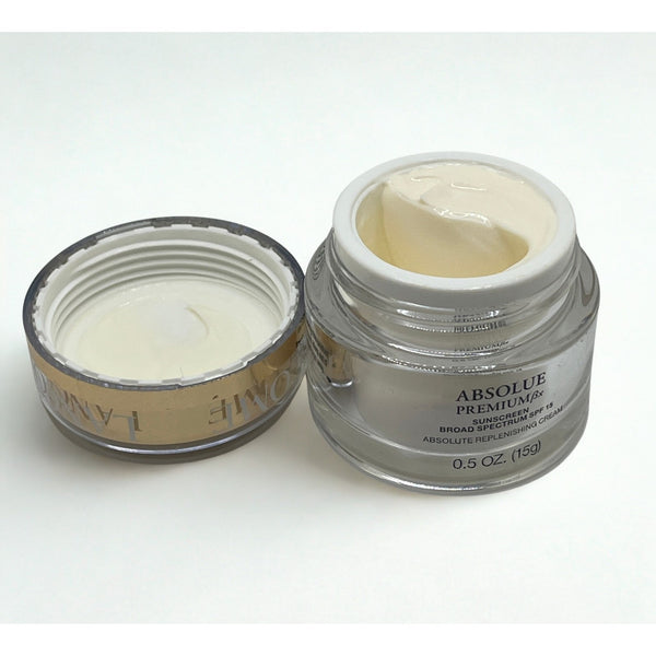 Lancome Absolue Premium ßx Sunscreen SPF 15 Replenishing Cream Travel Size 0.5oz