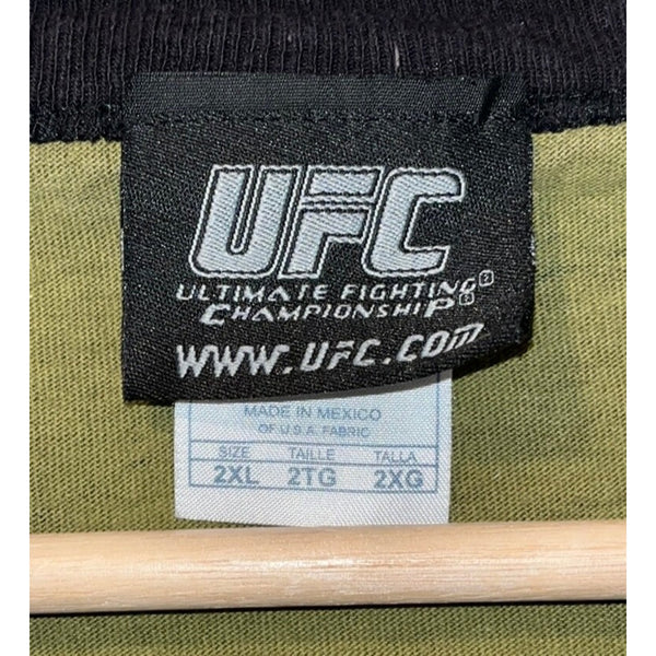 UFC Ultimate Fighting Championship Camo Tee Shirt 2XL Dana White Era Vintage