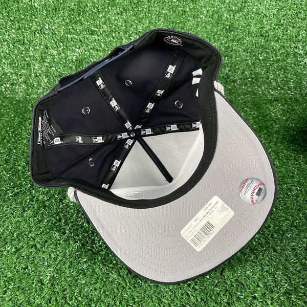 New York Yankees New Era The Golfer Rope Hitch Snapback Hat Navy MLB Patch Cap