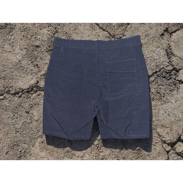BYLT Kinetic Shorts L Gray Iron Performance Chino 32x9 Zip Pocket NWOT