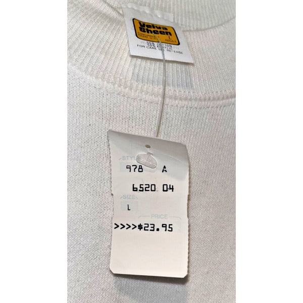 Brown University Sweatshirt Velva Sheen Sz. L Vintage 80s Deadstock NWT