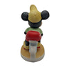Walt Disney Mickey Mouse Statue Riding Bicycle Figurine 4” Taiwan
