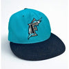 Florida Marlins New Era Diamond Collection Pro Model Hat 6 3/4 USA Vintage Wool
