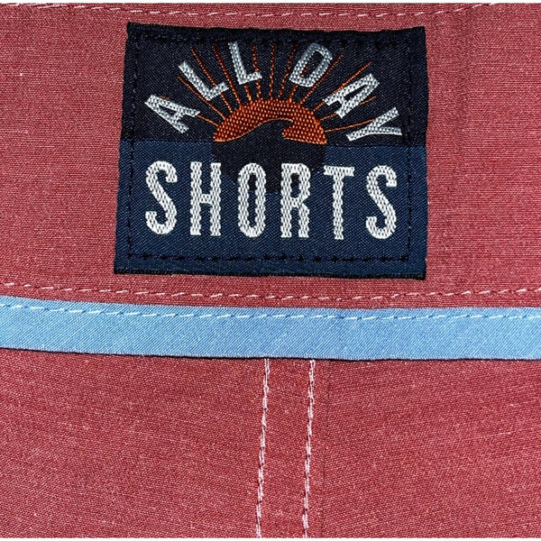 Faherty Belt Loop All Day Shorts 7" Men’s 36 Burgundy Stretch Drawstring EUC