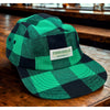 Fiddlehead Brewing Company Shelburne VT Decky 984 Plaid 5 Panel Cap EUC