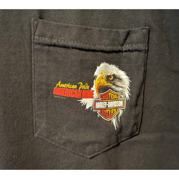 Harley Davidson Chi-Town Tinley Park, Illinois XL Rare Music Biker T Shirt Tee