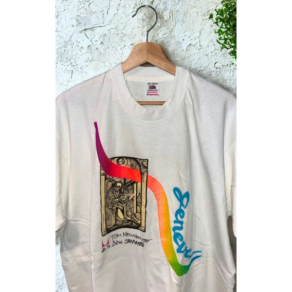 Herman Miller Eames Geneva Tee XL Signed Newhouse Shepherd Vintage 90s