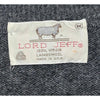 Lord Jeff Argyle Shetland Wool Sweater Vest USA Made Mens M Vintage 80s