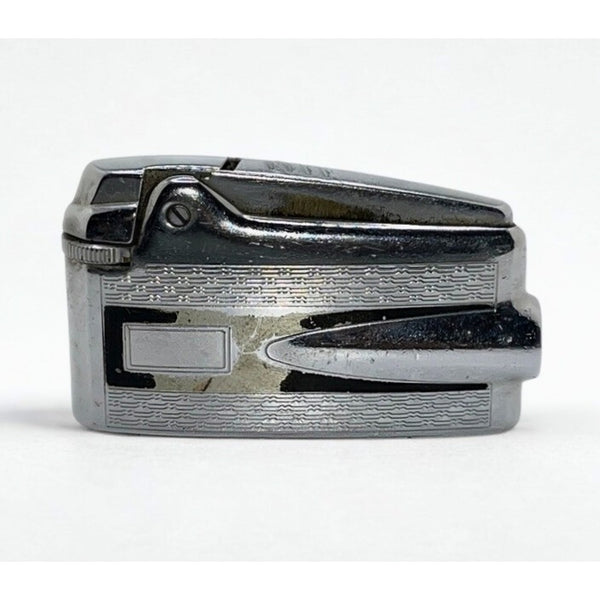 Ronson Varaflame Premier Vintage Cigarette Lighter 1950s 60s Chrome Mid Century