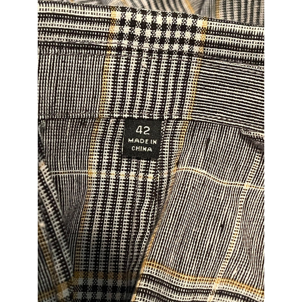 J. Peterman Plaid Linen Solotex Blazer Sport Coat Jacket Men's 42R NWOT