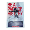 Larry Holmes “Be A Part Of History” Statue Poster Signed Peace 2010 Inscription