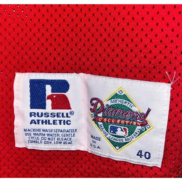 Philadelphia Phillies 1996 All Star Game BP Jersey Russell Athletic USA Sz 40 M