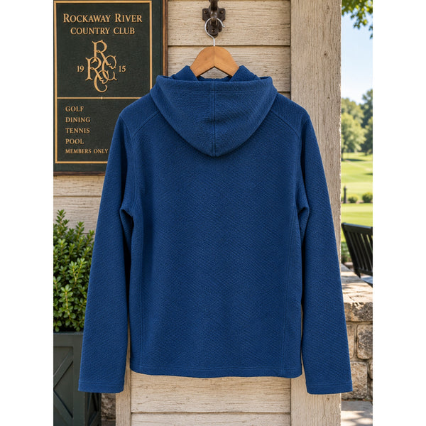 Turtleson Bellfield Hoodie Rockaway River Country Club Men's M Blue Golf NWOT