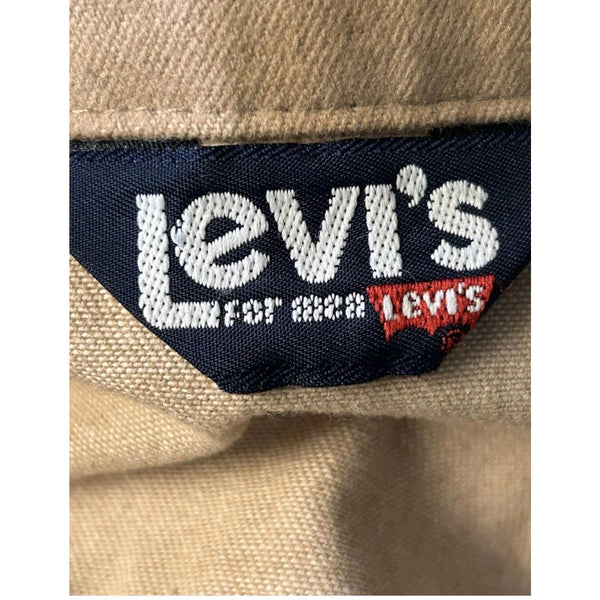 Levi's Sportswear Safari Shirt Jacket Men's L 60s 70s Vintage Khaki Rare