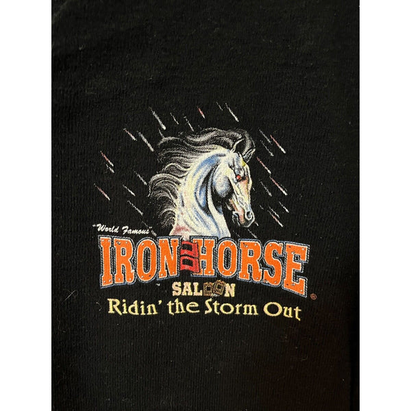 Iron Horse Saloon 2004 Biketoberfest Women's Sz. M Henley Harley Motorcycle