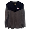 Pittsburgh Steelers Nike Team Issued Sideline Lockup Performance 1/4 Zip Top L