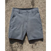 BYLT Kinetic Shorts L Gray Iron Performance Chino 32x9 Zip Pocket NWOT