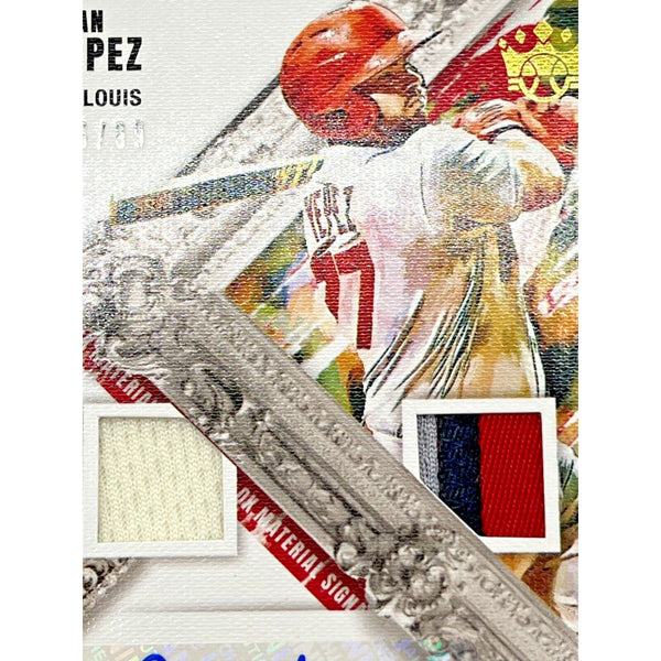 Juan Yepez Panini Diamond Kings Material Signatures AUTO 66/99 2022 MLB