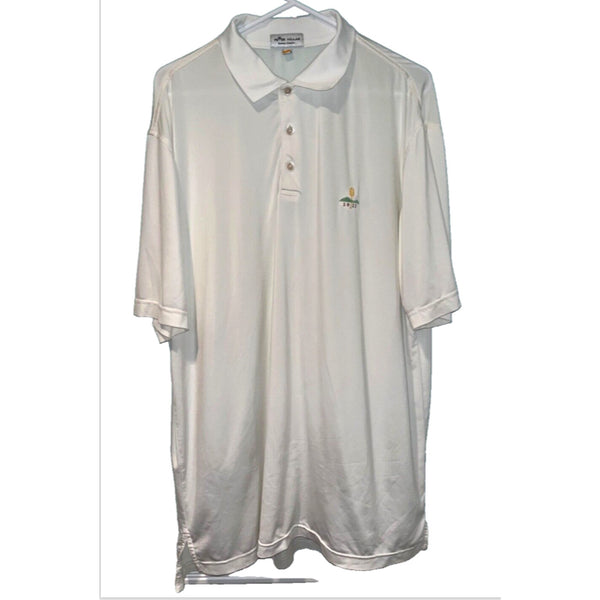 Peter Millar Polo Shirt Mens Sz. L Short Sleeve Summer Comfort Stretch Golf Logo
