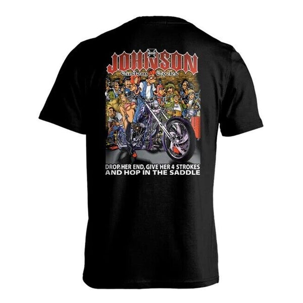 Big Johnson Motorcycles West Coast Choppers OCC Parody XL Biker Motorcycle Faded