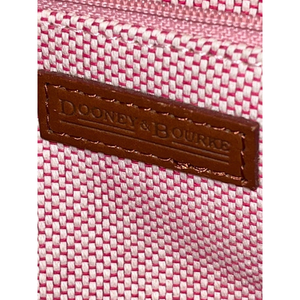 Dooney & Bourke Monogram Canvas Leather Tote Shoulder Bag Crossbody