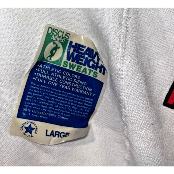 Brown University Sweatshirt Discus Athletic Sz. L Vintage 80s Deadstock NWT