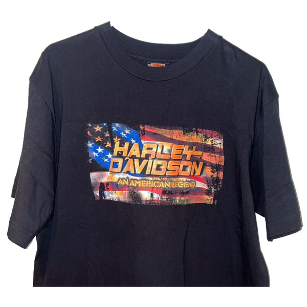 Harley Davidson An American Legend Singapore L Biker T Shirt Tee