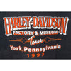 Harley Davidson 90th Anniversary York PA Museum Tour Tank Large Vintage 1993