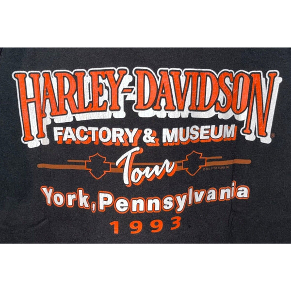 Harley Davidson 90th Anniversary York PA Museum Tour Tank Large Vintage 1993