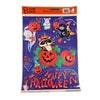 Halloween Decor Wild Pumpkins 1994 Classic Clings Window Clings Stickers NOS