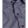 David Donahue Petrol Micro Geometric Sport Shirt Men's M NWT MSRP $165