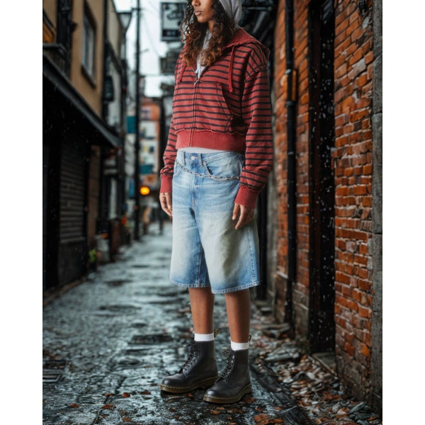 Dr. Martens 1460W Womens 7 Black Smooth Leather 8 Eye Boots Grunge Y2K NWOB