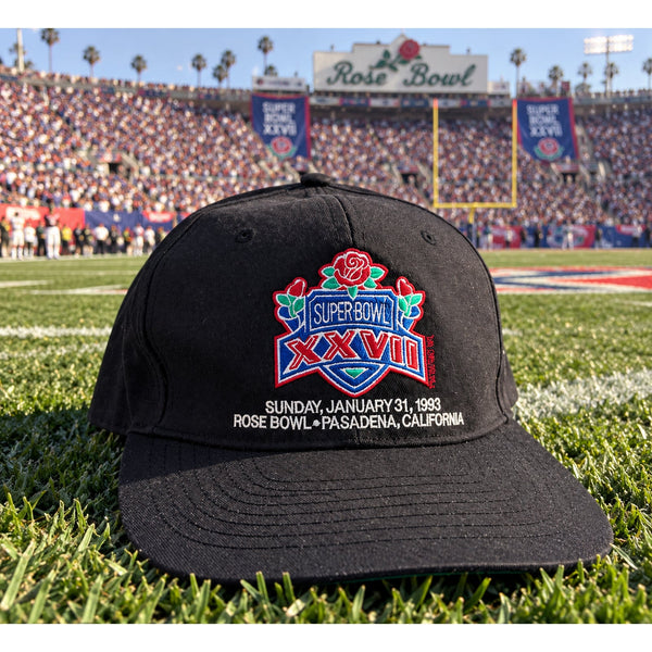 Super Bowl XXVII New Era Snapback Hat 1993 Cowboys Bills Rose Bowl Vintage NFL