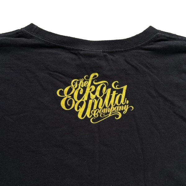 Ecko Unltd Graphic Logo Spellout Short Sleeve Black T-Shirt Mens 3XL Vtg Y2K