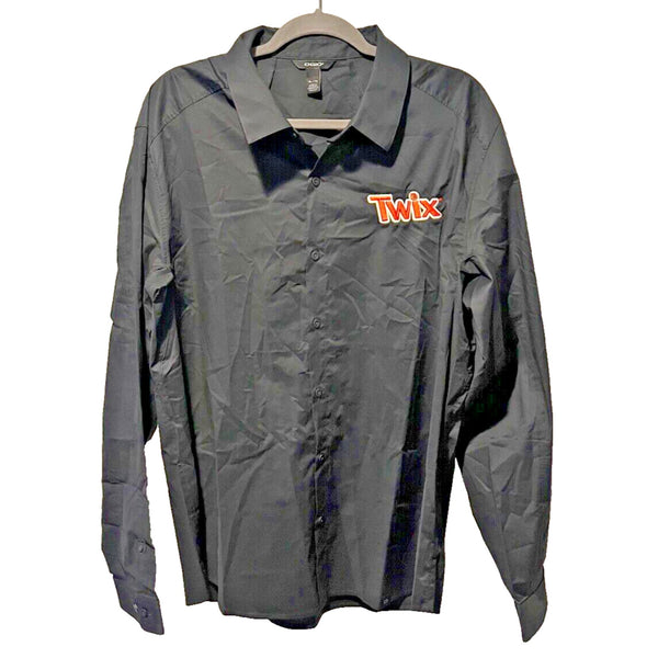 Ogio TWIX Long Sleeve Button Down Shirt Men’s XL NWOT Embroidered