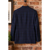 Ermenegildo Zegna Mila Blazer Men's 38R/48R Navy Blue Windowpane 100% Wool Italy