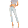AGOLDE Riley High Rise Straight Cropped Jeans Shatter Wash Sz. 28X26 $188 NWOT
