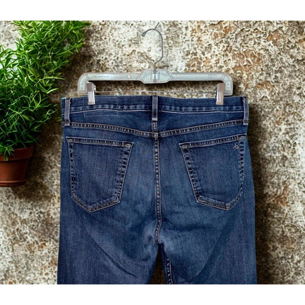 Rag & Bone Fit 2 Slim Jeans Throop Wash Mens 33x30 Stretch Denim EUC