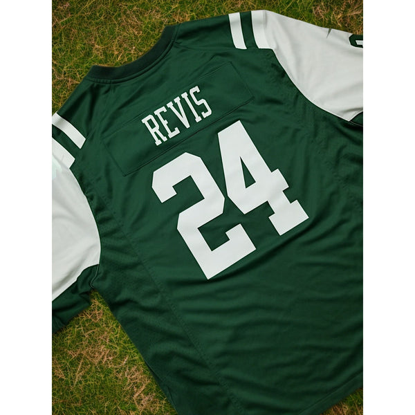 New York Jets Darrelle Revis #24 Jersey 2XL Nike NFL On Field Green NWOT