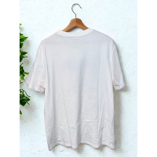 AllSaints Orbit Crew T Shirt Mens Small White Out Of This World Relaxed Fit