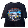Harley Davidson Life Begins When You Get One Sacramento XL Hanes Beefy-T Biker T
