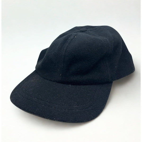 Schuman Sullivan Cashmere Hat Black XL USA Made Baseball Cap Rare Vintage