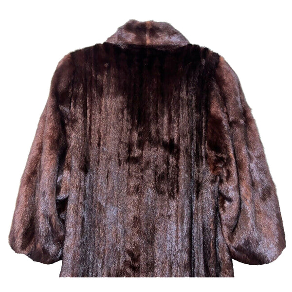 Ranch Mink Fur Severyn Furs Long Sz. 10 Vintage PRISTINE Professionally Stored