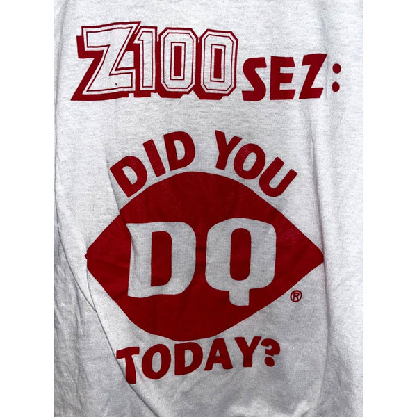 Z100 New York City Master Blaster Dairy Queen Graphic T-Shirt Vintage 80s Sz. M