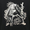 Air Jordan 23 Black/White Distressed Graphic T Shirt Mens Large