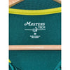 Augusta National Masters Tech Golf Polo Green Yellow Sz M EUC