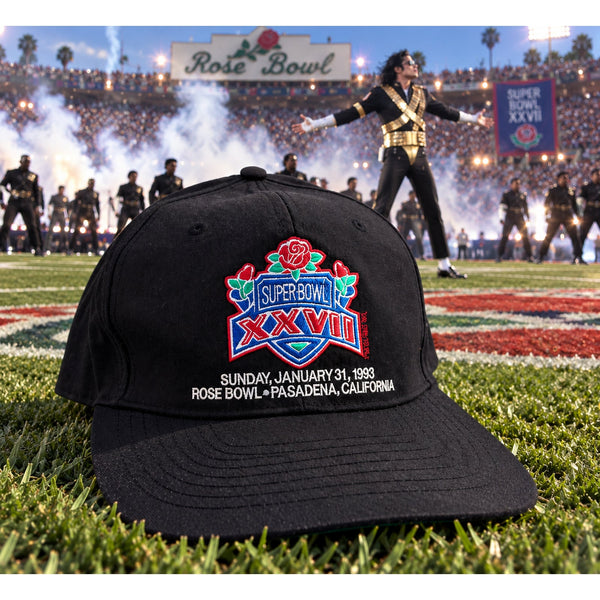 Super Bowl XXVII New Era Snapback Hat 1993 Cowboys Bills Rose Bowl Vintage NFL