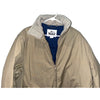 Woolrich Vintage Chore Jacket 2XL Tan Blue Nylon Lining Knit USA Made